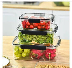 3-Piece Large Acrylic BPA-Free Storage Container Set — WIMU Kitchen Nairobi — Kenya · WIMU Kitchen