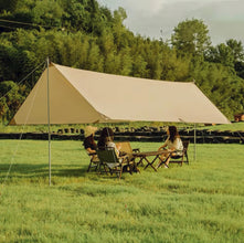 Outdoor Tarp Shelter with Poles & Stakes, 3x3m-4.5m — view 2 — Kenya · WIMU Kitchen