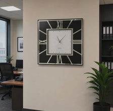 50cm Decorative Silver Wall Clock - Nairobi — view 4 — Kenya · WIMU Kitchen