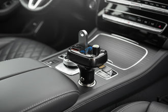 Car Bluetooth FM Transmitter with Triple USB Car Charger — Kenya · WIMU Kitchen