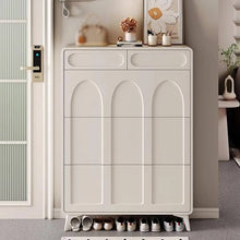 Bucket Flip Shoe Cabinet Double Layer 100 x 90 x 24cm - Handleless Arch Panel Design — WIMU Kitchen Nairobi — Kenya · WIMU Kitchen