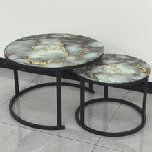 Nesting Coffee Table Set – Glass-Effect Modern Living Room Tables (2-Piece) — WIMU Kitchen Nairobi — Kenya · WIMU Kitchen