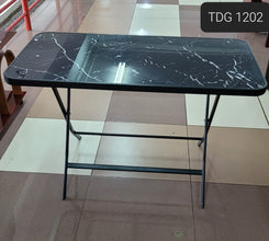 Marble Folding Table – Space-Saving Foldable Desk & Dining Table (White or Black) — WIMU Kitchen Nairobi — Kenya · WIMU Kitchen