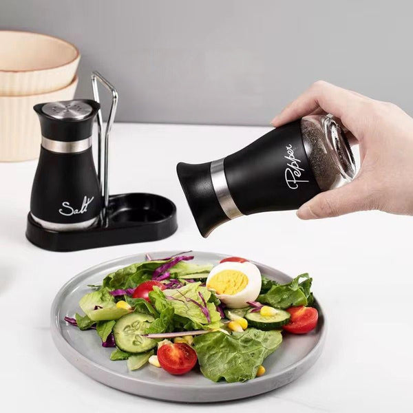 Glass Salt and Pepper Shaker Set with Holder — WIMU Kitchen Nairobi — Kenya · WIMU Kitchen Nairobi