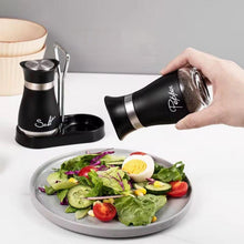 Glass Salt and Pepper Shaker Set with Holder — WIMU Kitchen Nairobi — Kenya · WIMU Kitchen