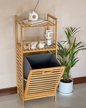 2-in-1 Bamboo Laundry Hamper with Storage Shelf – Slim Water-Resistant Basket — WIMU Kitchen Nairobi — Kenya · WIMU Kitchen
