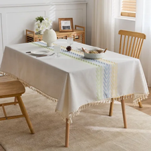Cotton Linen Table Cloth 1.4 x 2m - Nairobi — view 7 — Kenya · WIMU Kitchen