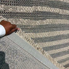 Kemet Textured Stripe Runner Rug, 3m or 4m — view 3 — Kenya · WIMU Kitchen