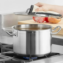 Aluminium Cooking Pot with Lid (view 2) — Kenya · WIMU Kitchen