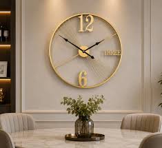 Golden Metal Wall Clock - Nairobi, Kenya — view 3 — Kenya · WIMU Kitchen