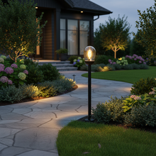 Aluminium Garden Light with Clear Speckled Glass and E27 Holder LL 504P-1015-BK — WIMU Kitchen Nairobi — Kenya · WIMU Kitchen