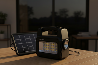 Solar Lighting System With 3 Bulbs — Kenya · WIMU Kitchen