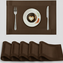 Woven Rectangular Table Mats, Set of 6, 44.5 x 30cm — view 6 — Kenya · WIMU Kitchen