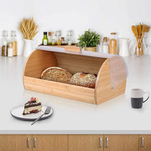 Bamboo Bread Box with Roll-Top Clear Lid — WIMU Kitchen Nairobi — Kenya · WIMU Kitchen