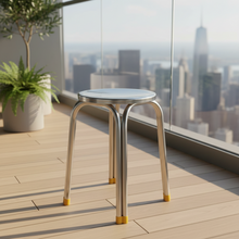Stainless Steel Stool — Kenya · WIMU Kitchen