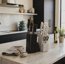 8-in-1 Kitchen Knife Block Set, Black or White — WIMU Kitchen Nairobi — Kenya · WIMU Kitchen