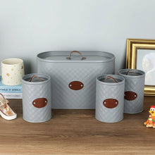 4 Piece Quilted Bread Bin & Canister Set, Airtight — view 5 — Kenya · WIMU Kitchen
