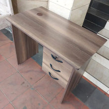 0.9m Brown Woodgrain Office Desk with 3 Drawers & Lock — WIMU Kitchen Nairobi — Kenya · WIMU Kitchen