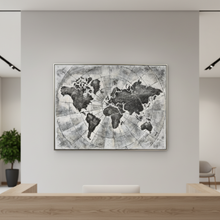 World Map Oil Painting — Kenya · WIMU Kitchen