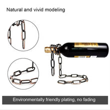 Suspension Chain Wine Bottle Rack (view 4) — Kenya · WIMU Kitchen