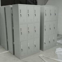 9-Door Steel Locker Cabinet with Cam Locks and Ventilation - 3-Tier 3-Column — WIMU Kitchen Nairobi — Kenya · WIMU Kitchen
