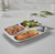 3 Compartment Stainless Steel Serving Plates, 6 Piece Set, 29 x 21cm — WIMU Kitchen Nairobi