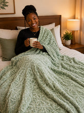 Textured Fleece Blanket – Soft Plush 200×230cm Throw (6 Colours) — WIMU Kitchen Nairobi — Kenya · WIMU Kitchen