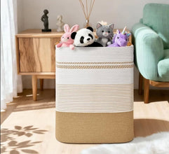 Rope Woven Laundry Hamper with Leather Handles — WIMU Kitchen Nairobi — Kenya · WIMU Kitchen