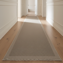 Oriental Weavers Fuwwa Greige Dotted Border Corridor Runner Rug, 3m or 4m — WIMU Kitchen Nairobi — Kenya · WIMU Kitchen