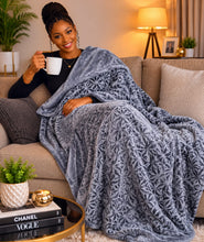 Textured Fleece Blanket – Soft Plush 200×230cm Throw (6 Colours) — WIMU Kitchen Nairobi — Kenya · WIMU Kitchen