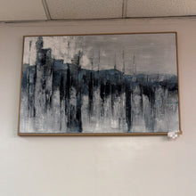 Framed Abstract Vertical Oil Painting Wall Art — Kenya · WIMU Kitchen