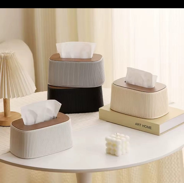 Refill in Seconds: Striped Serviette Holder with Spring Lift — Kenya · WIMU Kitchen Nairobi