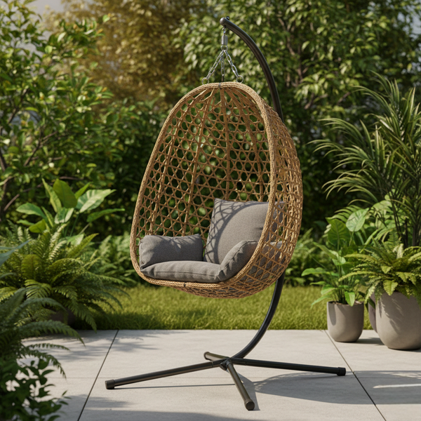 One Seater Outdoor Hanging Hammock Egg Chair — Kenya · WIMU Kitchen Nairobi