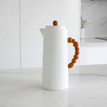 1.0L Nordic Vacuum Flask with Beaded Wood Handle — view 2 — Kenya · WIMU Kitchen