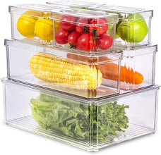 7 Piece Acrylic Stackable Fridge Organiser Set for Kitchen & Refrigerator Storage — WIMU Kitchen Nairobi — Kenya · WIMU Kitchen