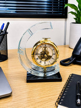 Gold Arch Mantel Clock with Crystal Glass Frame, Skeleton Dial and Quartz Movement — WIMU Kitchen Nairobi — Kenya · WIMU Kitchen