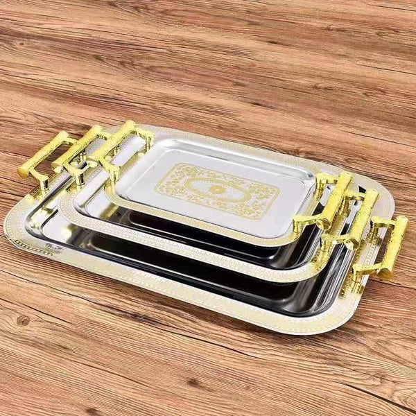 Stainless Steel Trays 3pcs Set — Kenya · WIMU Kitchen Nairobi