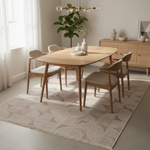 Oria Overlapping Circles Geometric Rug, 3 Sizes — view 2 — Kenya · WIMU Kitchen