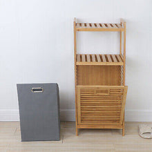 2-in-1 Bamboo Laundry Hamper with Storage Shelf & Removable Fabric Liner — WIMU Kitchen Nairobi — Kenya · WIMU Kitchen