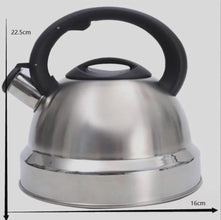 3L Stainless Steel Whistling Kettle - Nairobi — view 2 — Kenya · WIMU Kitchen