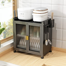 Countertop Dish Storage Cabinet with Drawers — view 2 — Kenya · WIMU Kitchen