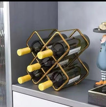 Carbon Metal Wine Holder (view 2) — Kenya · WIMU Kitchen