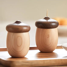Walnut Cotton Swab and Toothpick Holder, Single or Pair — WIMU Kitchen Nairobi — Kenya · WIMU Kitchen