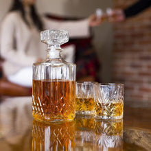 Chalice Decanter Set with 2 Glasses (view 3) — Kenya · WIMU Kitchen