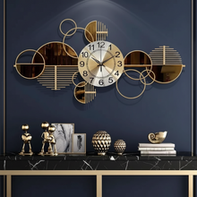 Luxury Abstract Mirror Wall Clock – Gold 86×43cm Statement Décor Clock — WIMU Kitchen Nairobi — Kenya · WIMU Kitchen