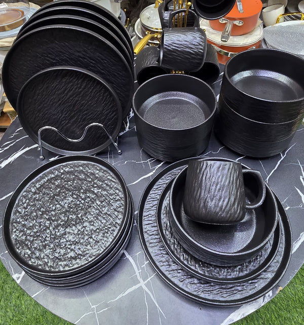 Set The Table In Style: 24-Piece Rock Glazed Ceramic Dinner Set — WIMU Kitchen Nairobi — Kenya · WIMU Kitchen Nairobi