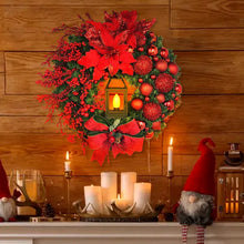 35cm Christmas Wreath with Built-In Lamp — view 2 — Kenya · WIMU Kitchen