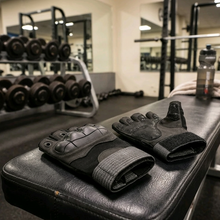 Padded Workout Gloves for Gym, Cycling & Hiking - Breathable, Grippy Palm Protection in Brown or Black — WIMU Kitchen Nairobi — Kenya · WIMU Kitchen