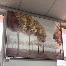 Framed Trees Oil Painting Wall Art — Kenya · WIMU Kitchen