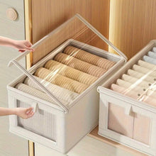 Large Foldable Canvas Storage Box with Clear Window 40 x 25 x 20cm — WIMU Kitchen Nairobi — Kenya · WIMU Kitchen
